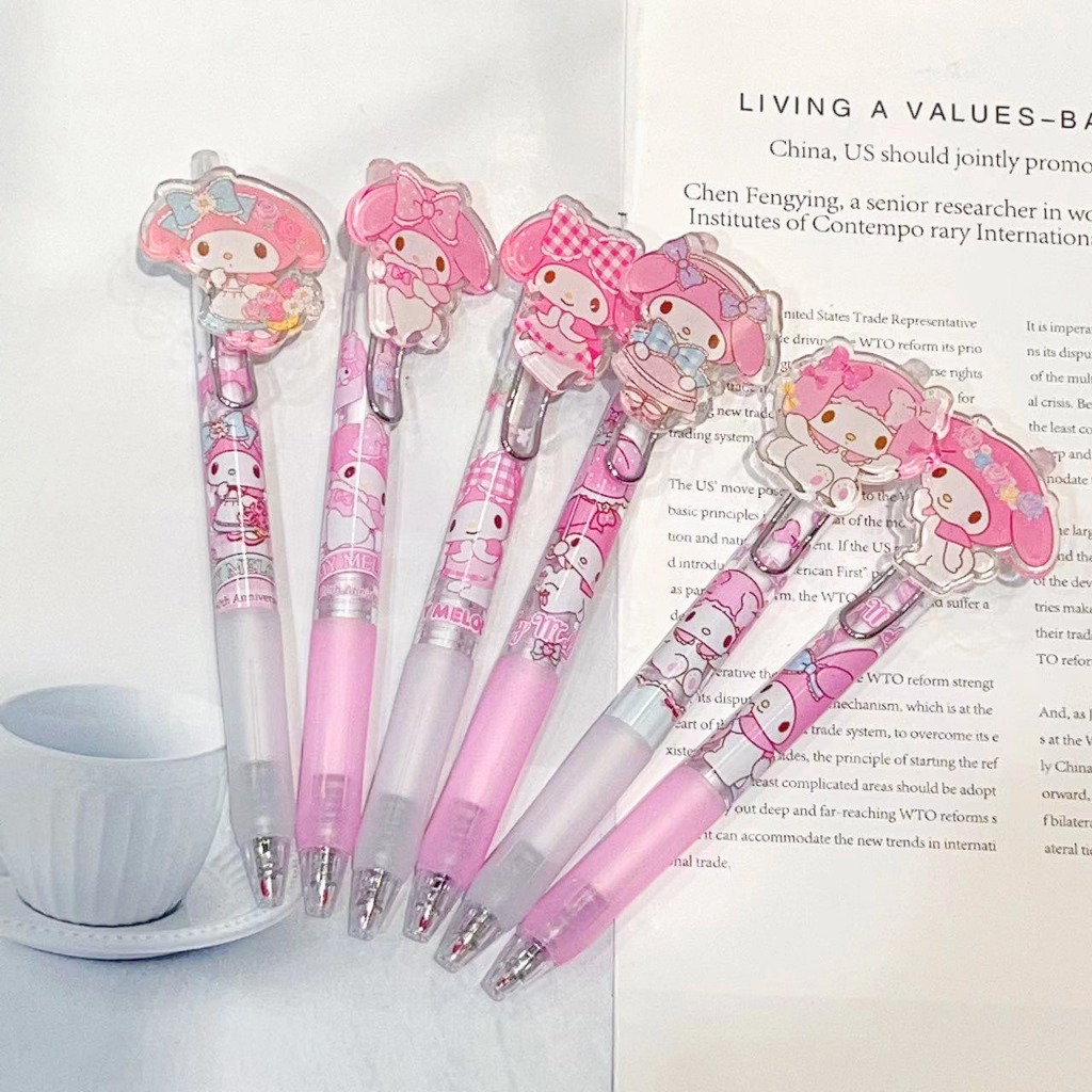 

GEMILANG- PULPEN GEL MY MELODY SANRIO 8143 MODEL MIKA TINTA HITAM KARAKTER 0.5MM TINTA HITAM | ALAT TULIS SEKOLAH | PERLENGKAPAN SEKOLAH | ALAT TULIS KANTOR | PULPEN ANAK SD ANAK | KUROMI | MELODY | POMPOMPURIN | HELLOKITTY | MELODY | CINAMOROL