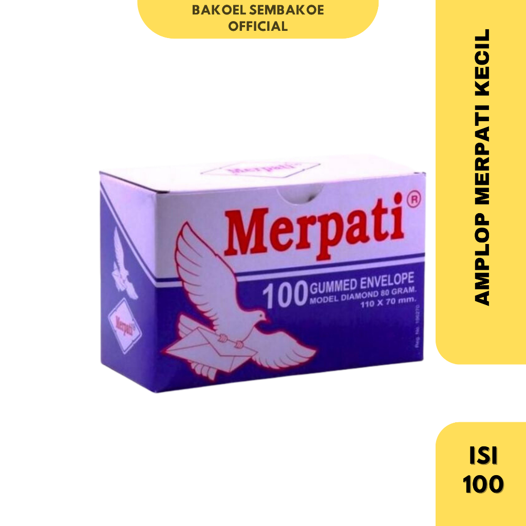 

Amplop Merpati Kecil isi 100