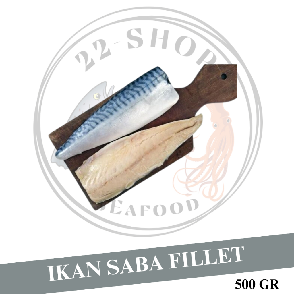 

Ikan Saba Fillet / Mackerel Fillet Norwegian / Saba Import / 500 Gram