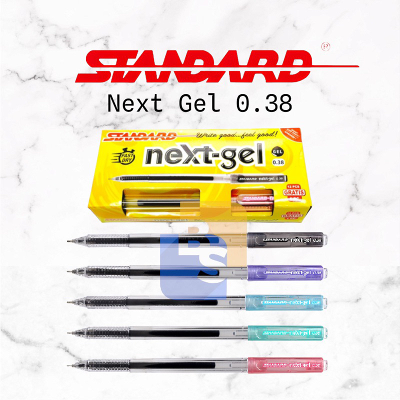 

1 Pcs - Standard Pen - Next Gel 0.38 ( Pulpen, Pena, Ball Point, Alat Tulis)