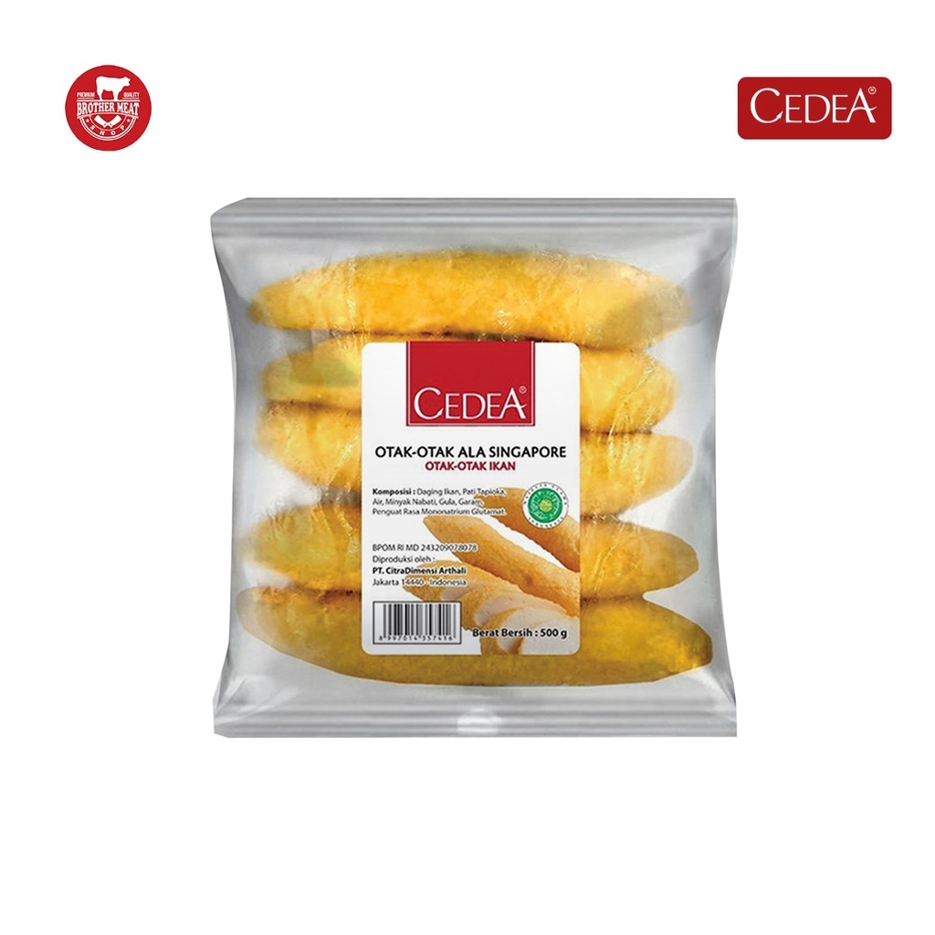 

CEDEA Ikan Olahan Otak-Otak Singapore Beku Frozen 500gr