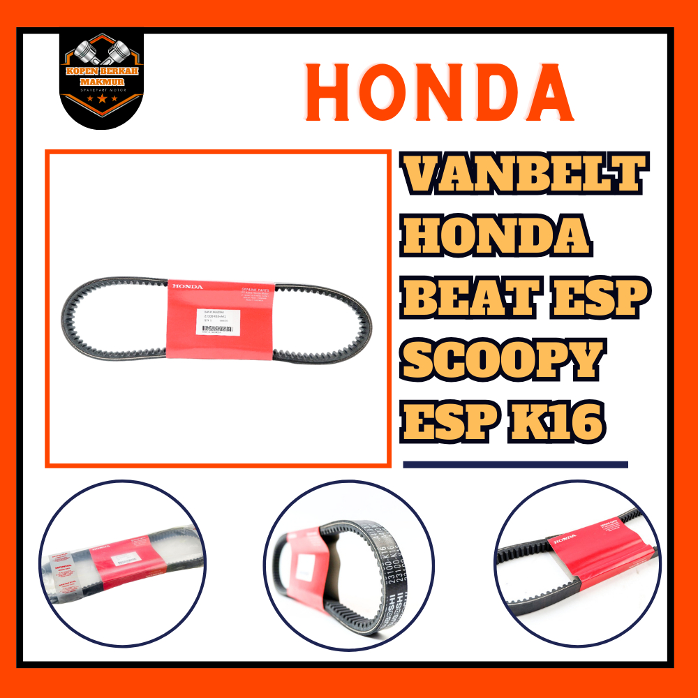 VANBELT BEAT ESP HONDA K16 / V-BELT HONDA – SCOOPY FI BEAT FI – K16