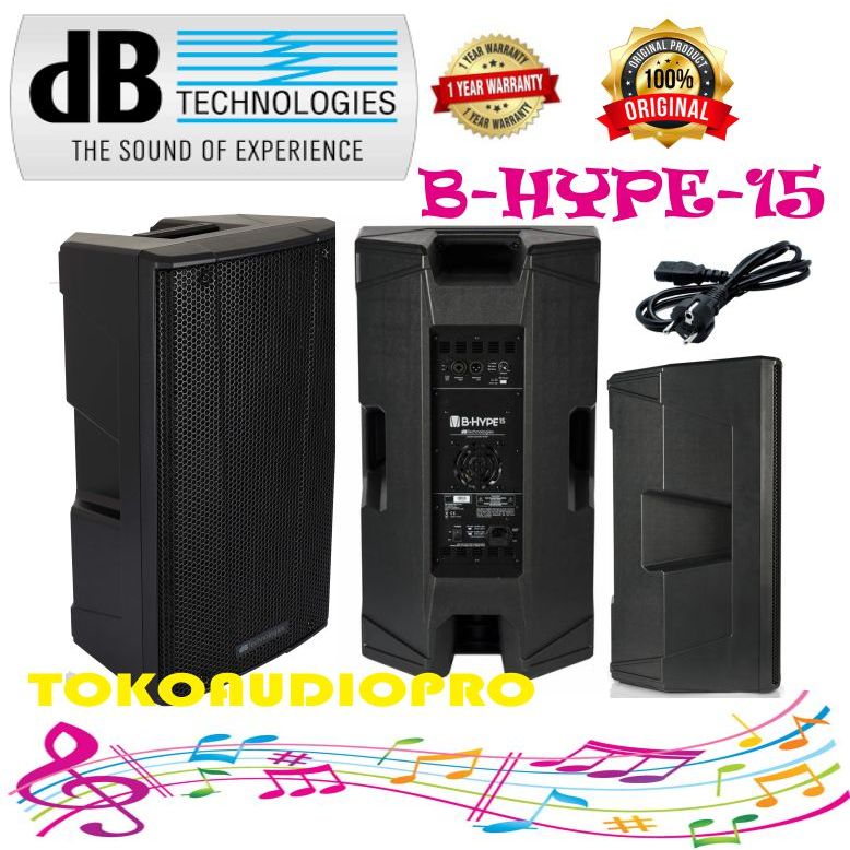 Speaker dB Technologies B Hype 15 Active Speaker Aktif Bhype-15