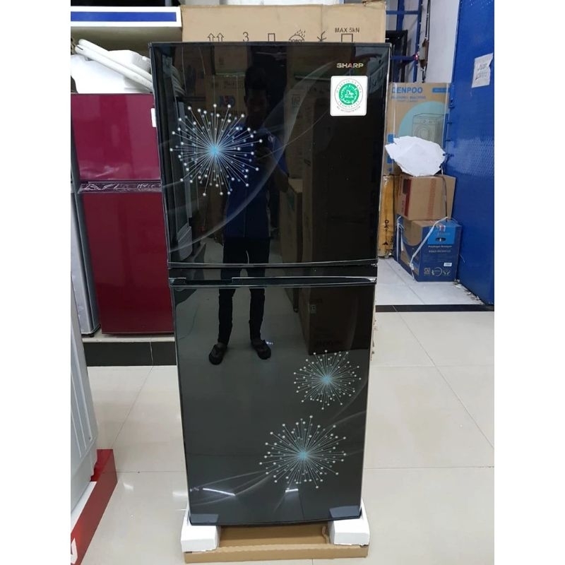 SHARP SJ 237 MG KULKAS / LEMARI ES 2 PINTU SJ 237MG - GARANSI RESMI - 100% ORI