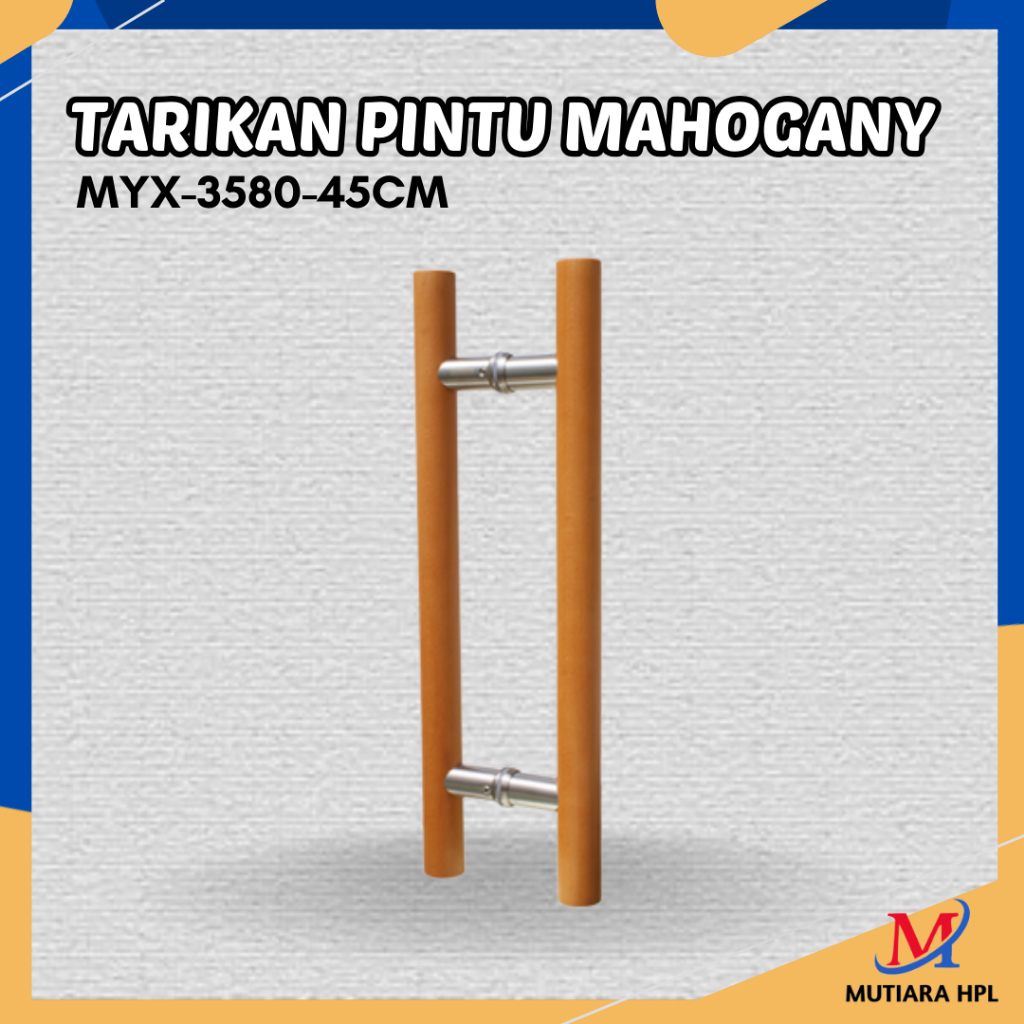 Handle Pintu Kayu Minimalist 45 CM / Pegangan Pintu Kayu Stainless Steel / Gagang Pintu / Tarikan Pi