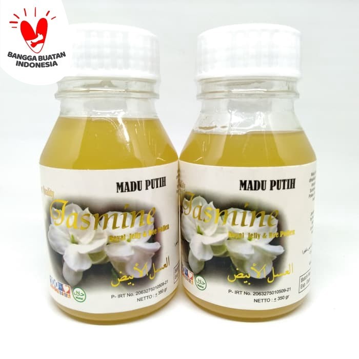 

Madu Putih Hutan Sumbawa + Bee Pollen + Royal Jelly Jasmine 350 Gram