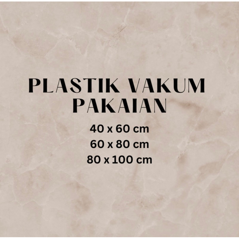 Plastik vakum pakaian