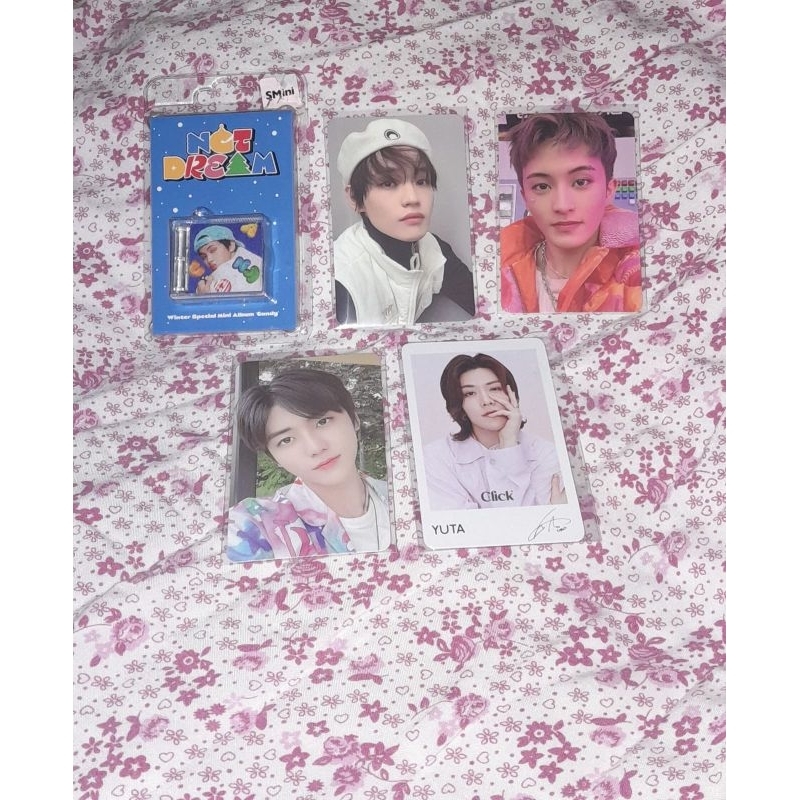 Ready smini only candy mark photocard chenle mark yuta jaemin hologram md epoxy hello future