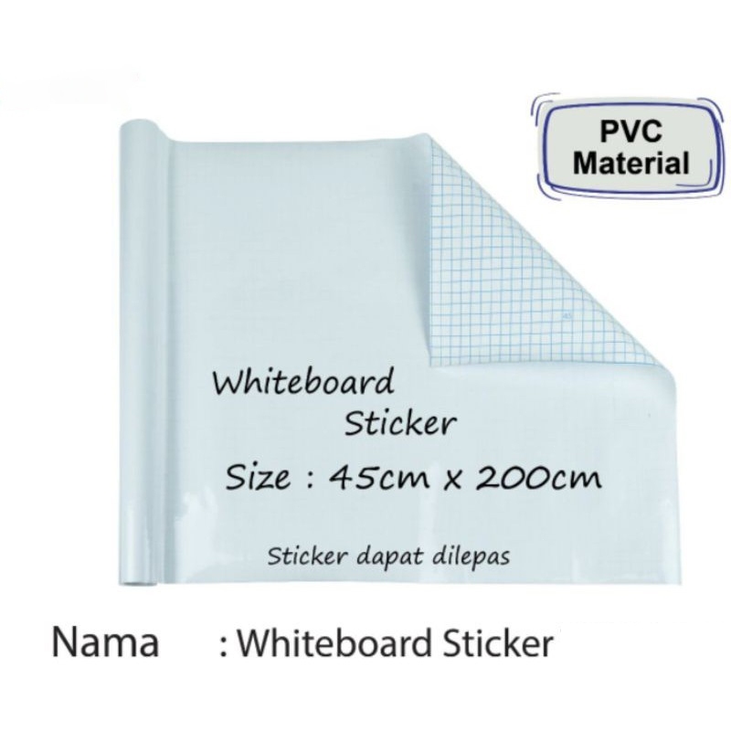 

Stiker Papan Tulis Putih Whiteboard Sticker