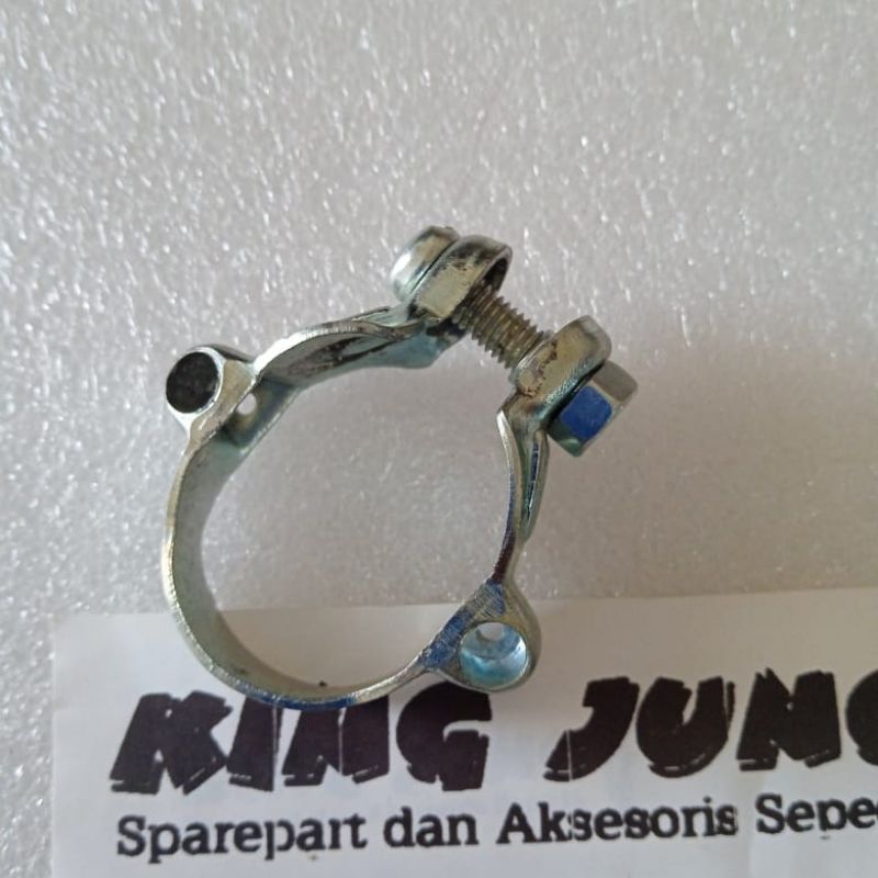 Klem stopper 2 jalur kabel rem shifter sepeda jadul vintage