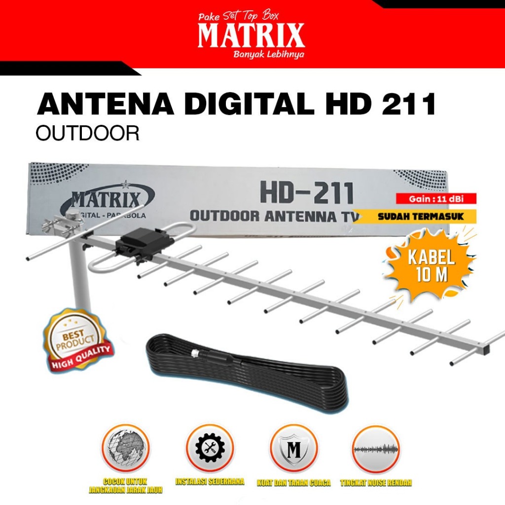 ANTENA TV DIGITAL HD 211 | ANTENA TV DIGITAL OUTDOOR