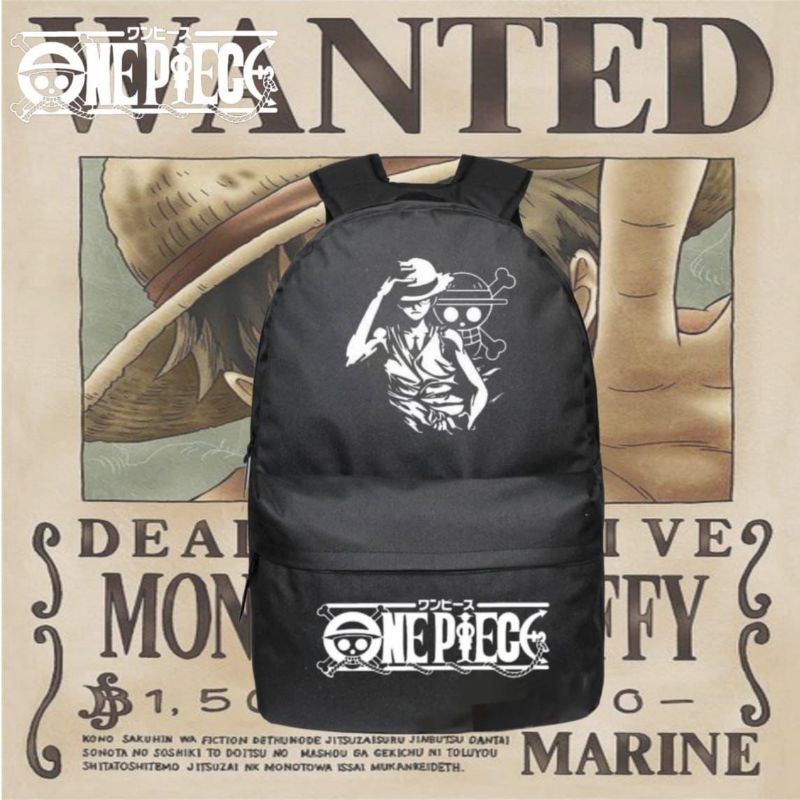Tas Ransel Anime One Piece/Tas Ransel Punggung/Tas Ransel Backpack
