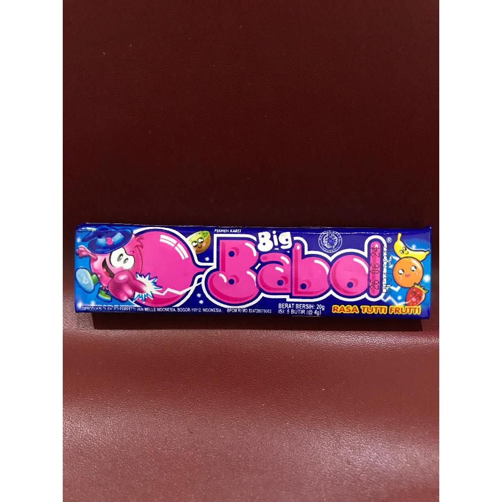 

Big Babol Tutti Frutti 20S - Permen Karet Rasa Tutti Frutti