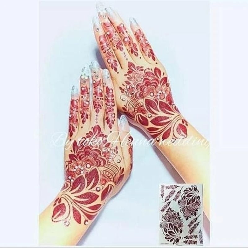 henna instant/henna pengantin/henna tatto/henna stiker
