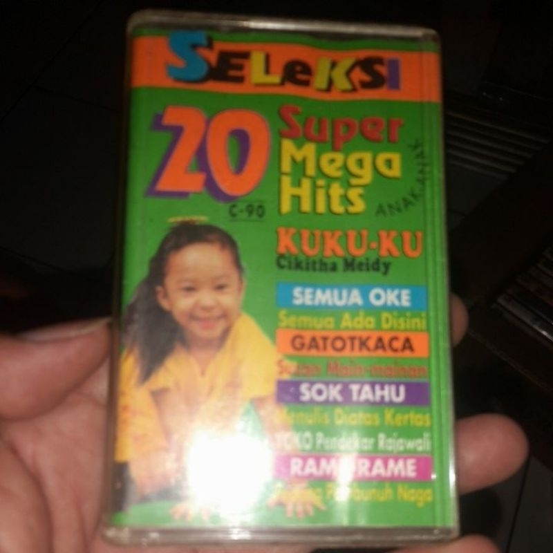kaset pita seleksi 20 super mega hits lagu anak anak (0161)