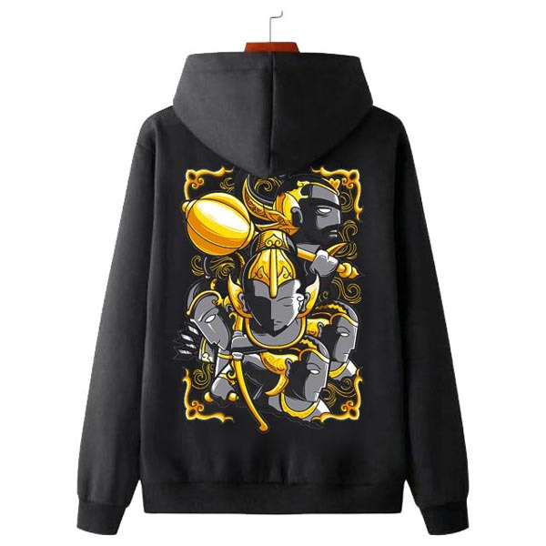 Jaket Hoodie Pandawa Lima Hoodie Sweater Bahan Cotton Fleece