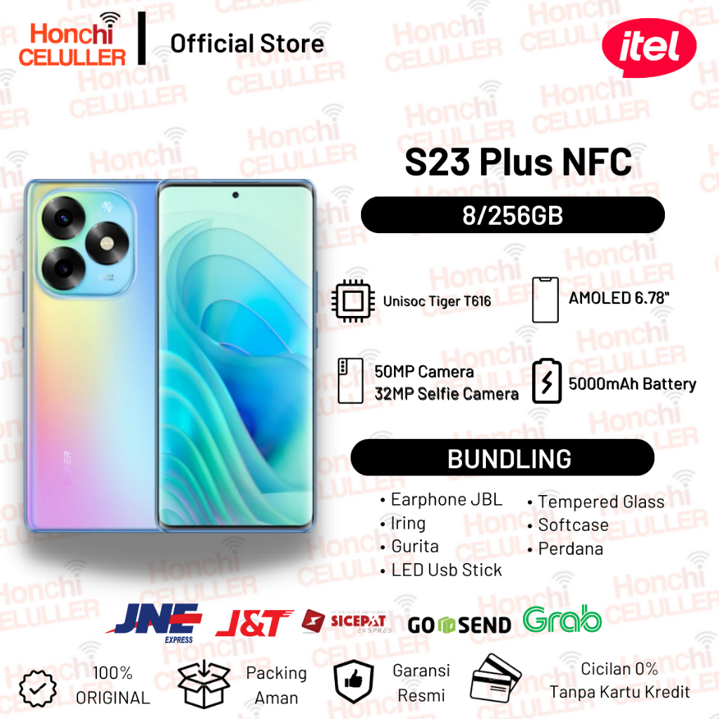 itel S23 Plus + 8/256GB Garansi Resmi itel Indonesia Infinix