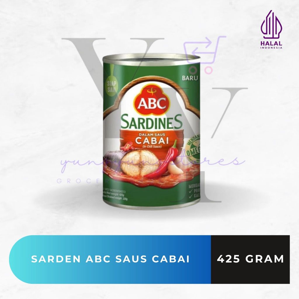 

Sarden ABC Saus Cabai 425 gram