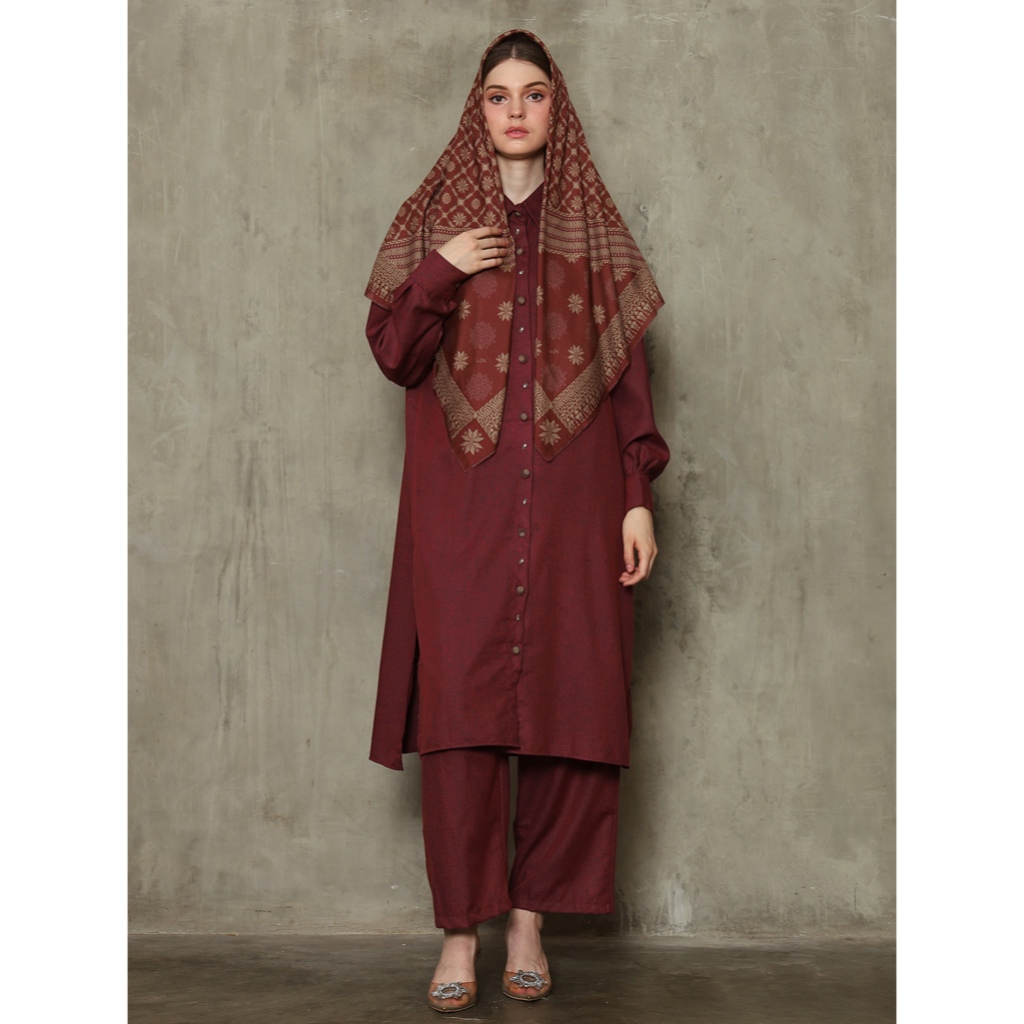 Tunik Set Celana - New Sriwijaya warna RED