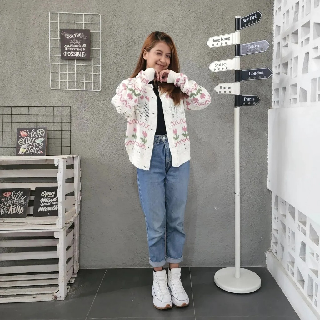 Cardie Summer Love Outer Kardigan Rajut Wanita Blazer