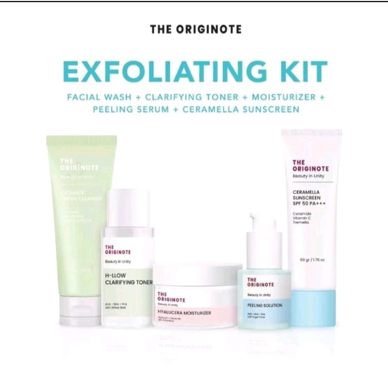 The Originote Paket Exfoliating kit & Anti aging kit