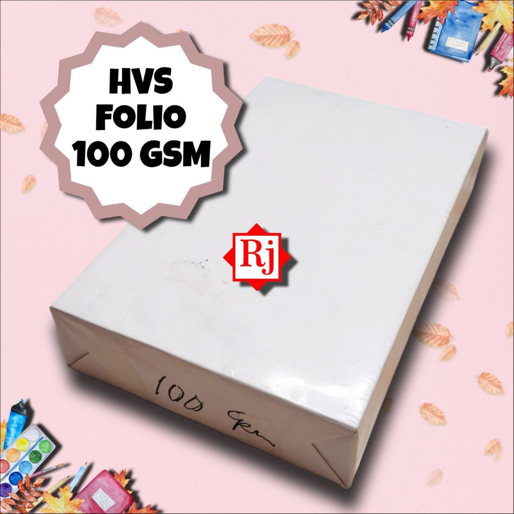 

(1 RIM) Kertas HVS Folio 100 GSM