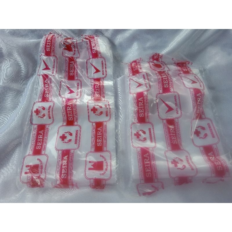 Kantong Plastik Bening Gelas Cup, Kantong Plastik Minuman/Kantong Plastik Gelas Untuk 1 Cup dan 2 Cu