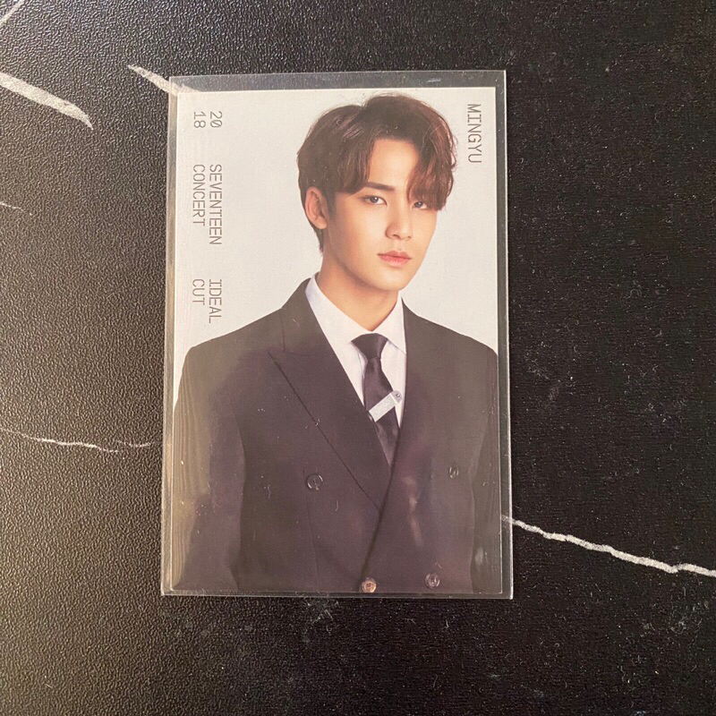 trading card seventeen mingyu ideal cut 2018