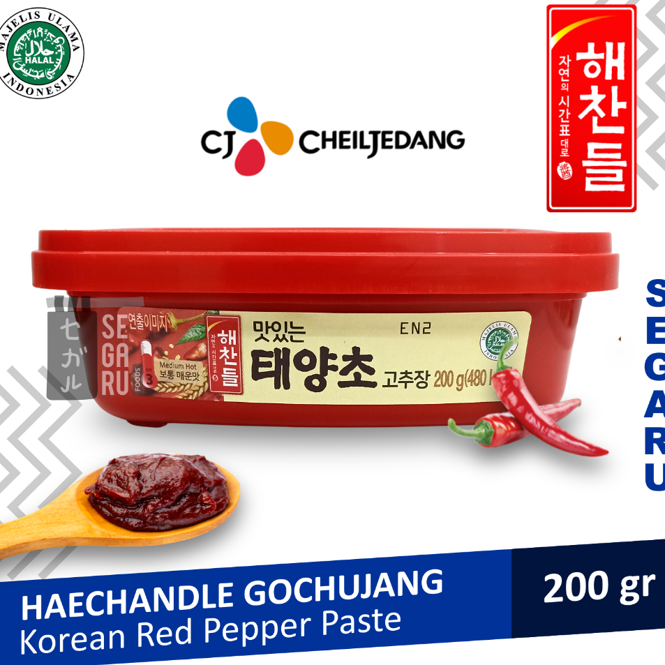 

➡✷ CJ HAENCHANDLE Gochujang Sambal Pasta Pedas Korea Halal 200gr