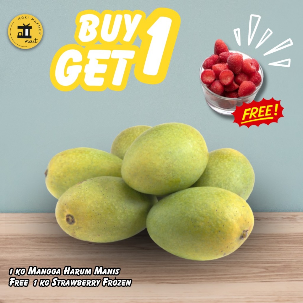 

BUY 1 GET 1 | BELI 1 KG MANGGA HARUMANIS FREE 1 KG STRAWBERRY FROZEN | BUY 1 KG MANGGA HARUMANIS GET 1 KG STRAWBERRY FROZEN