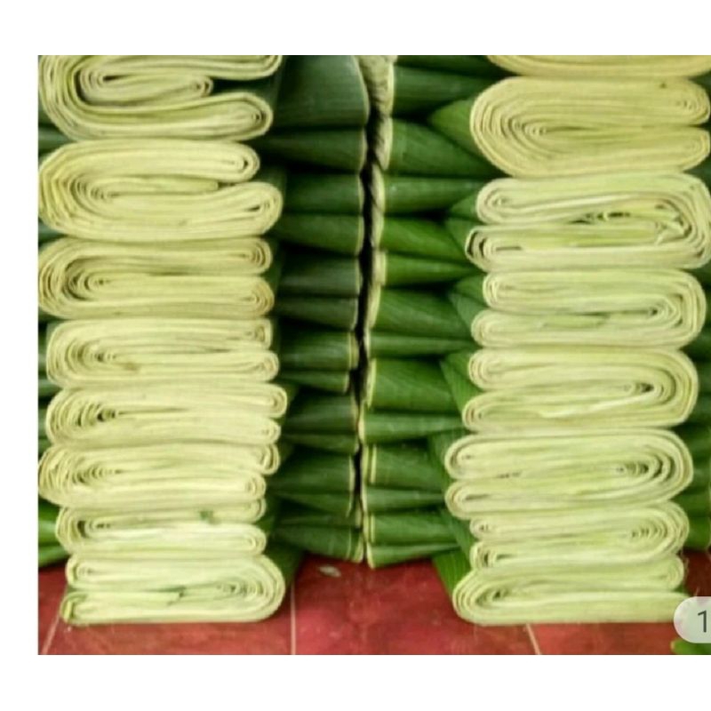 

terlariis!! daun pisang klutuk/batu 10 plepah Di lebihkan