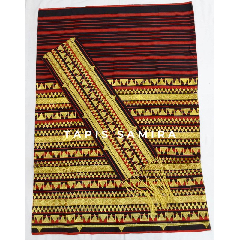 Kain Lampung Tapis Abung Bordir