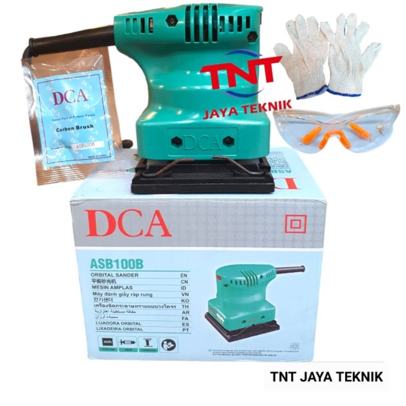 MESIN AMPLAS KAYU ORBITAL SANDER DCA ASB 100 / MESIN AMPLAS KAYU DCA ASB100