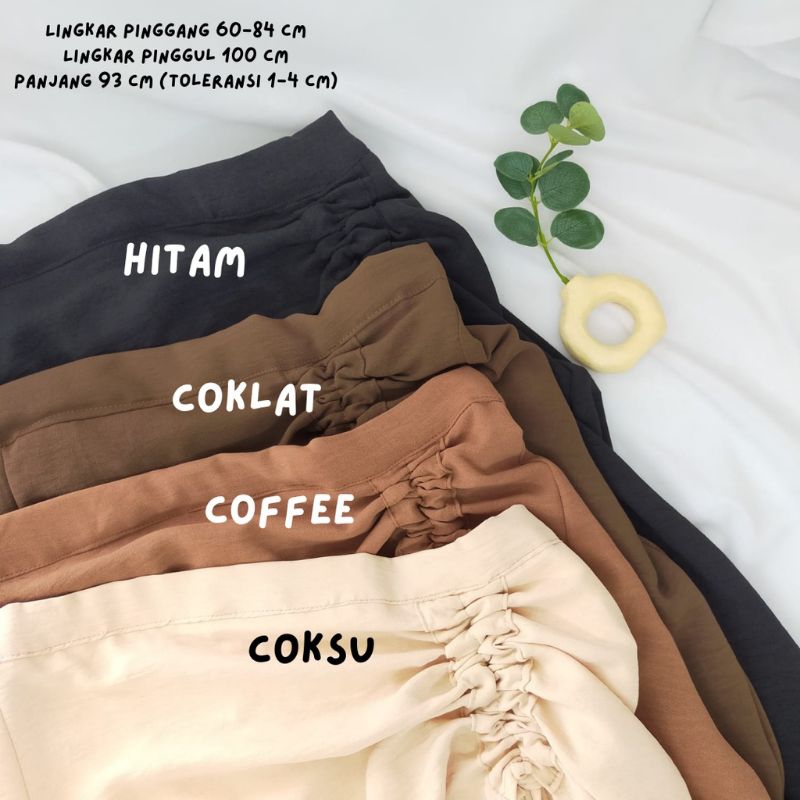 Rok Serut Bahan Crinkle