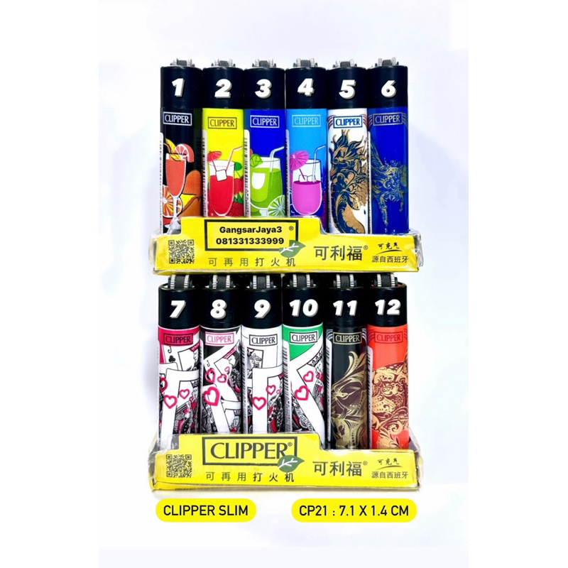 korek Clipper Slim Original