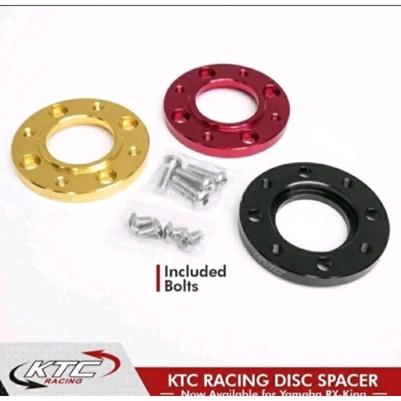 Disc Spacer Adaptor Piringan Cakram Depan KTC Racing RX KING
