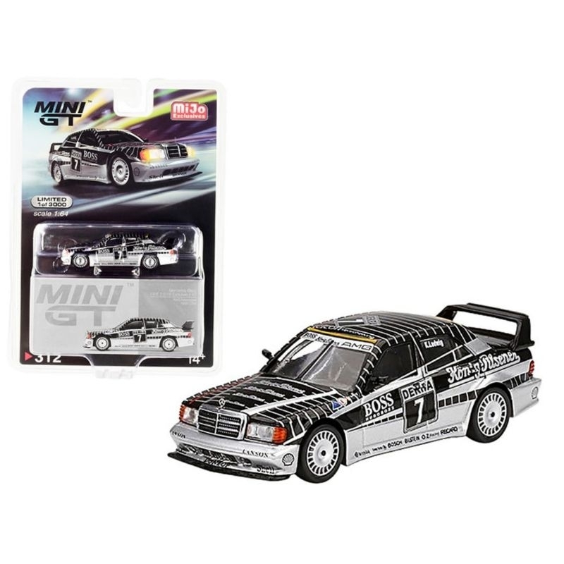 Minigt 1/64 Diecast MGT00312MJ Mercedes Benz 190E EVOII DTM BOSS 1990