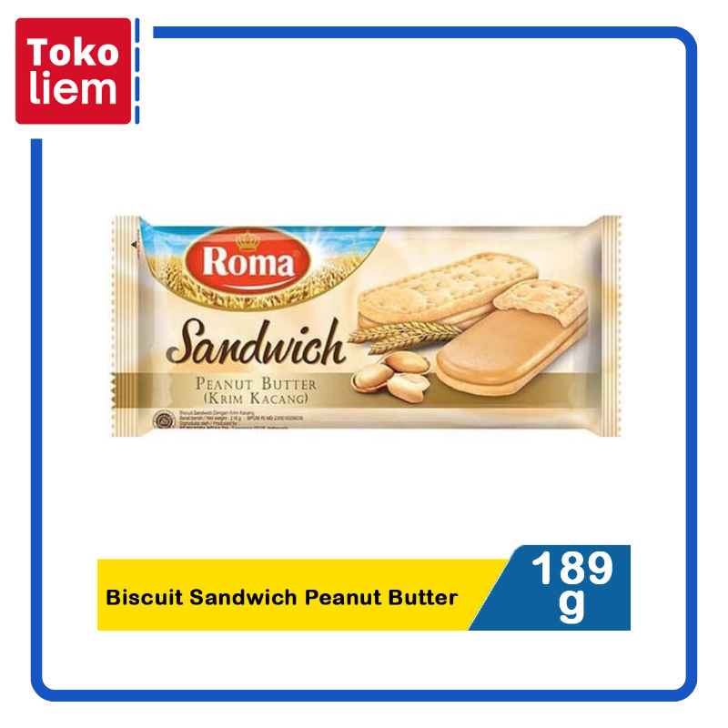 

Roma Biscuit Sandwich Peanut Butter 189G