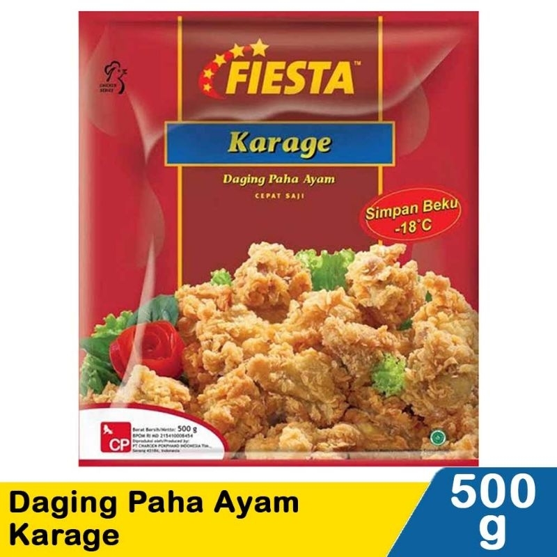 

Fiesta Karage (Daging Ayam Olahan) 500G