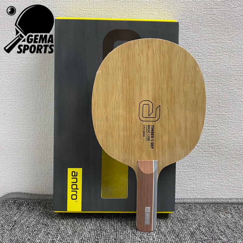 Kayu Bet Pingpong Tenis Meja ANDRO TIMBER 5 Defence Original