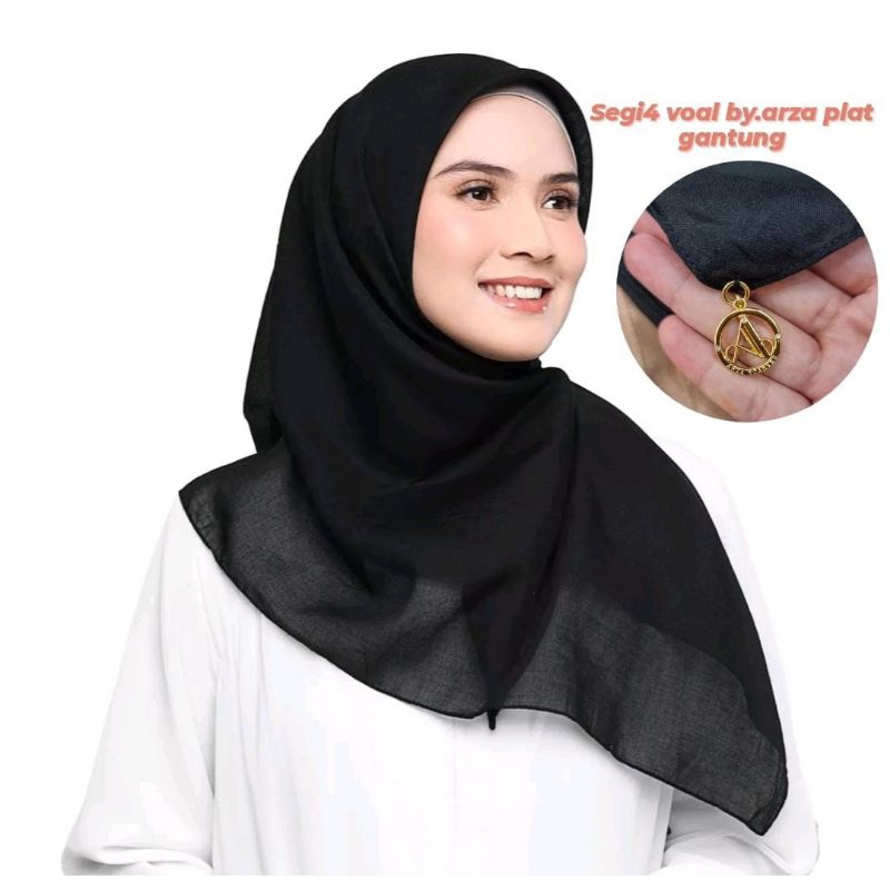 Segi Empat Voal Palt Gantung By Ar-Za