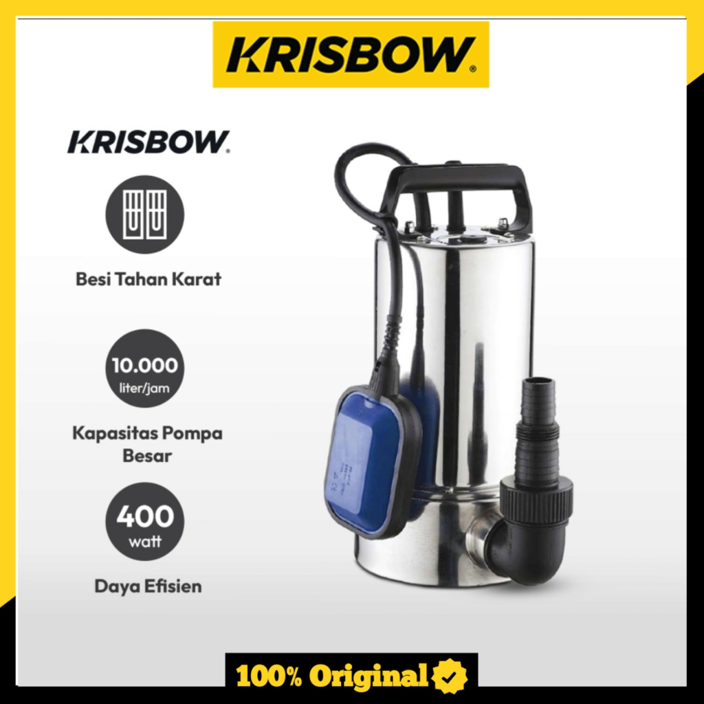 Krisbow Pompa Air Submersible Automatic Switch