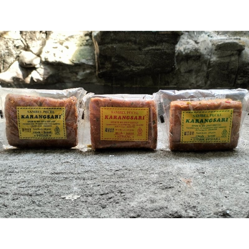 

Sambal pecel karangsari Blitar 200gr / bumbu pecel Ed 2025