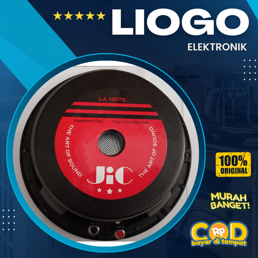 Speaker JIC 10 Inch JIC LA 10075 Woofer 10 Inch LA 10075