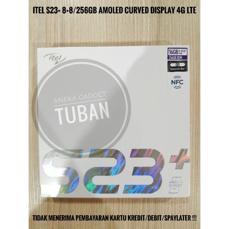 Itel S23+ 8/256 GB Total RAM UpTo 16GB 50MP Camera Amoled Curved Display 4G LTE BUKAN REPACK 