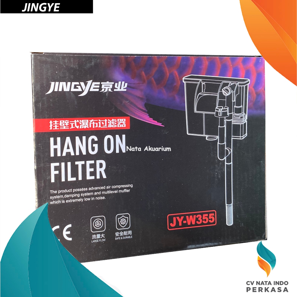 Hang On Filter Aquarium Filter Gantung JINGYE JY-W355