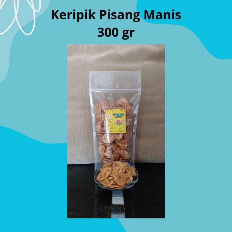 

Keripik Pisang Manis Renyah 300 gram