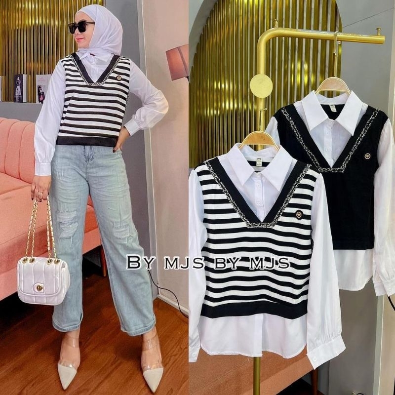 Atasan Rajut Mix Katun import