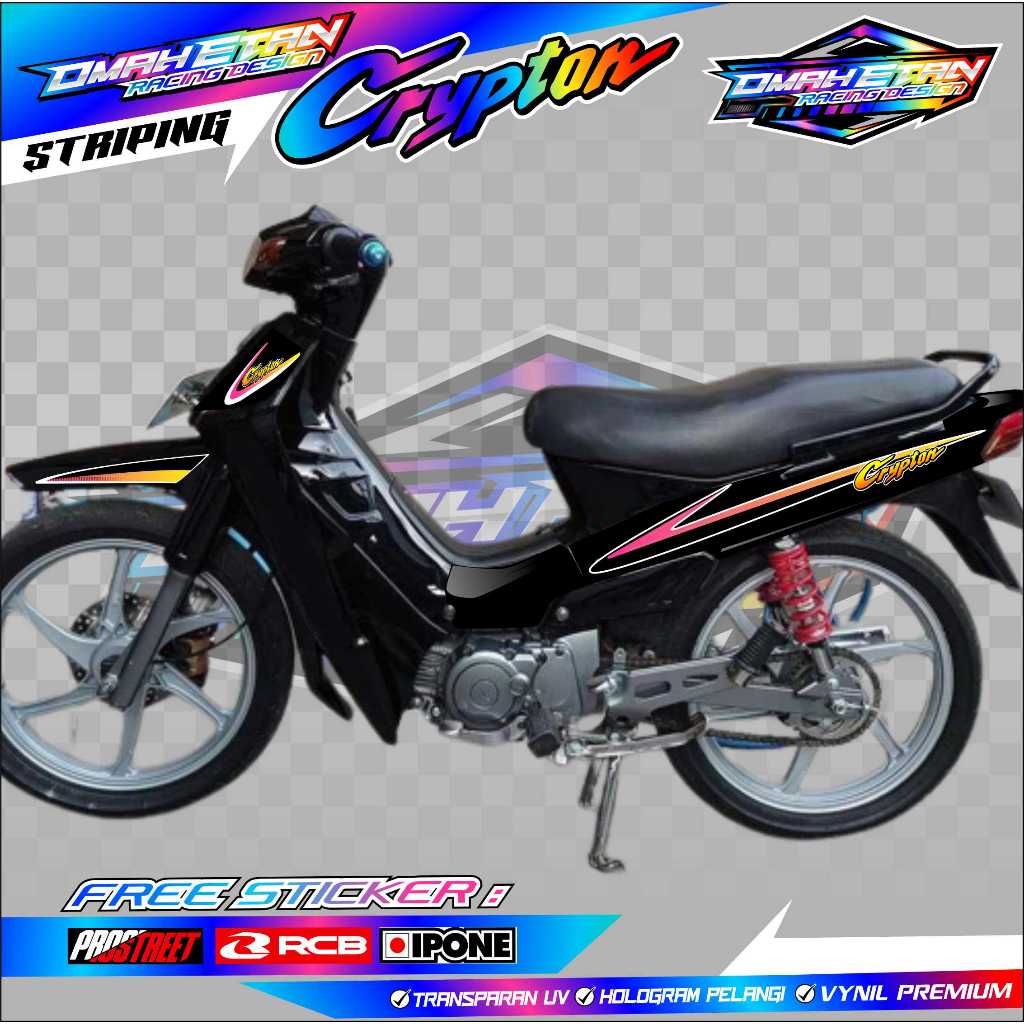 STRIPING VARIASI YAMAHA CRYPTON / STICKER LIST MOTOR YAMAHA CRYPTON