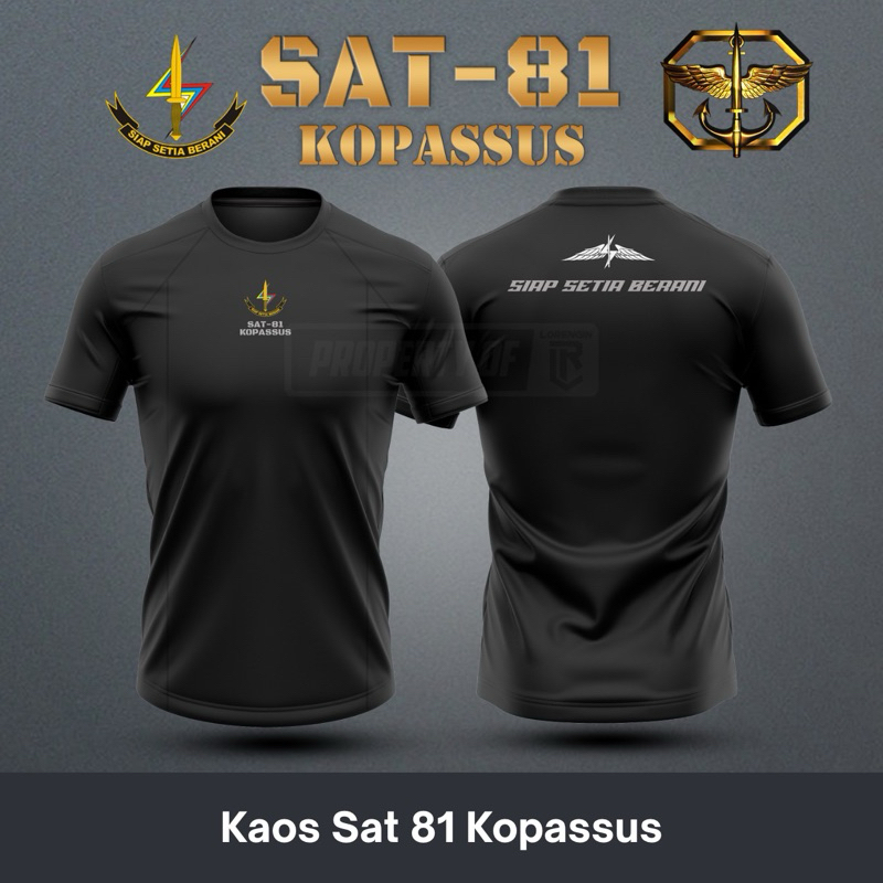 Kaos Sat 81 Kopassus / Baju Gultor / Jersey Sat 81 Gultor Kopassus / Kaos Gultor Kopassus